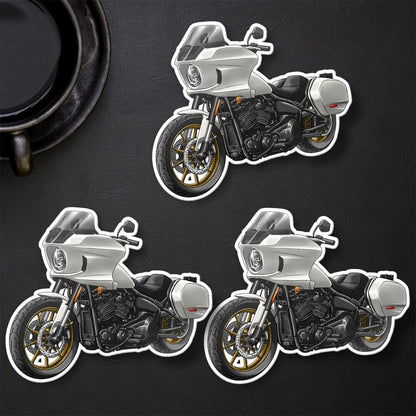 Harley Low Rider ST Stickers - Set of 3 Biker Motorcycle Decals