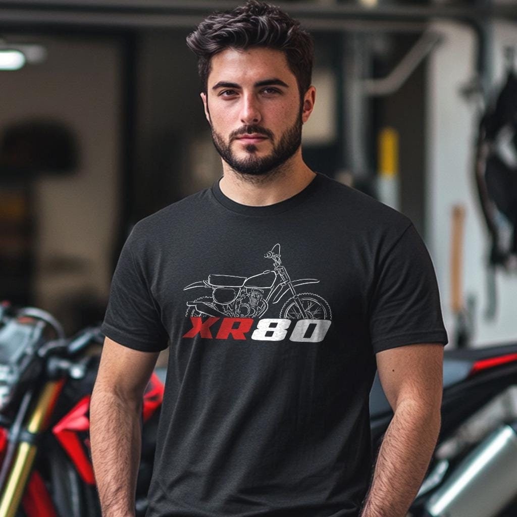 Honda XR80 Inspired T-Shirt - Motorcycle Tee Shirt for Riders