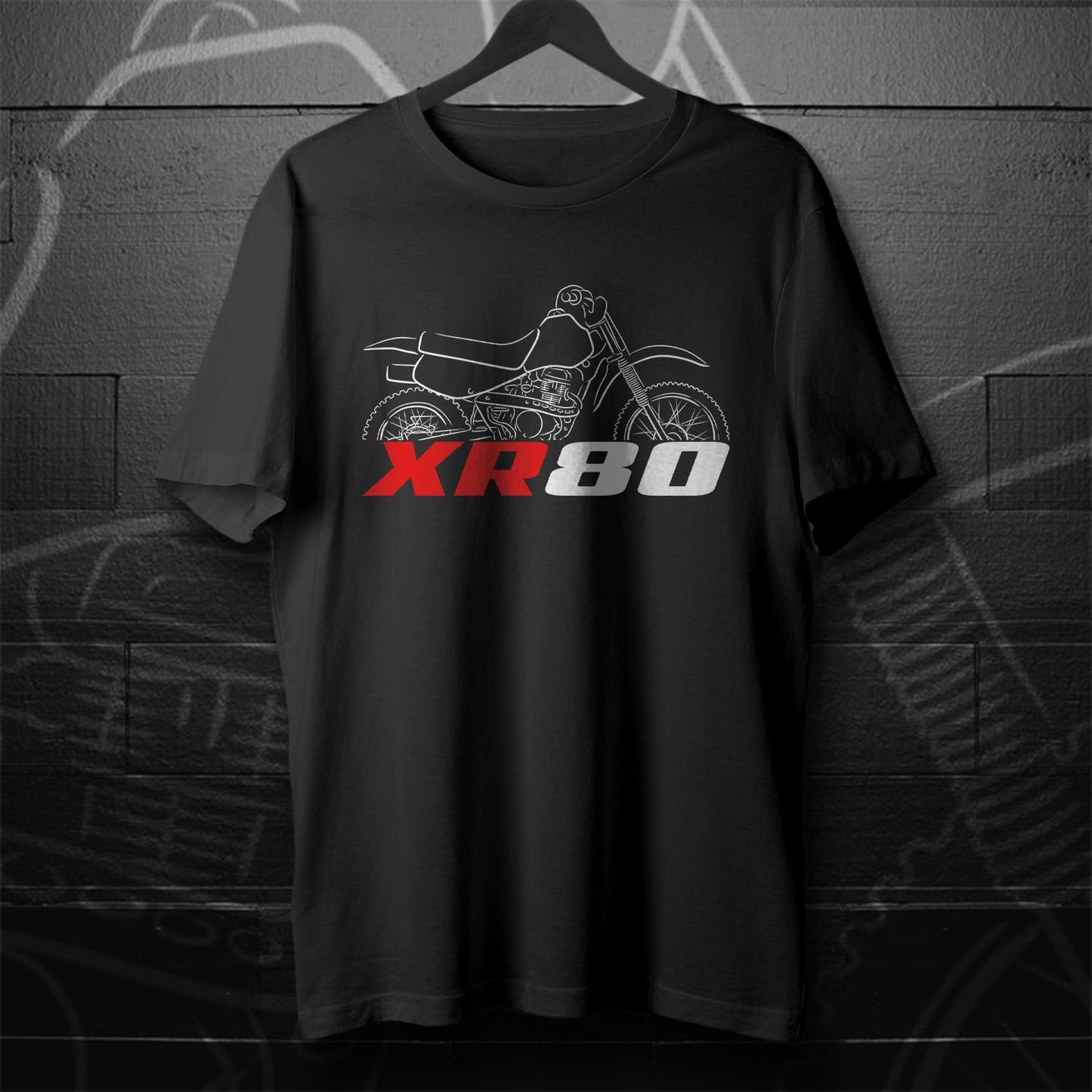 Honda XR80 Inspired T-Shirt - Motorcycle Tee Shirt for Riders