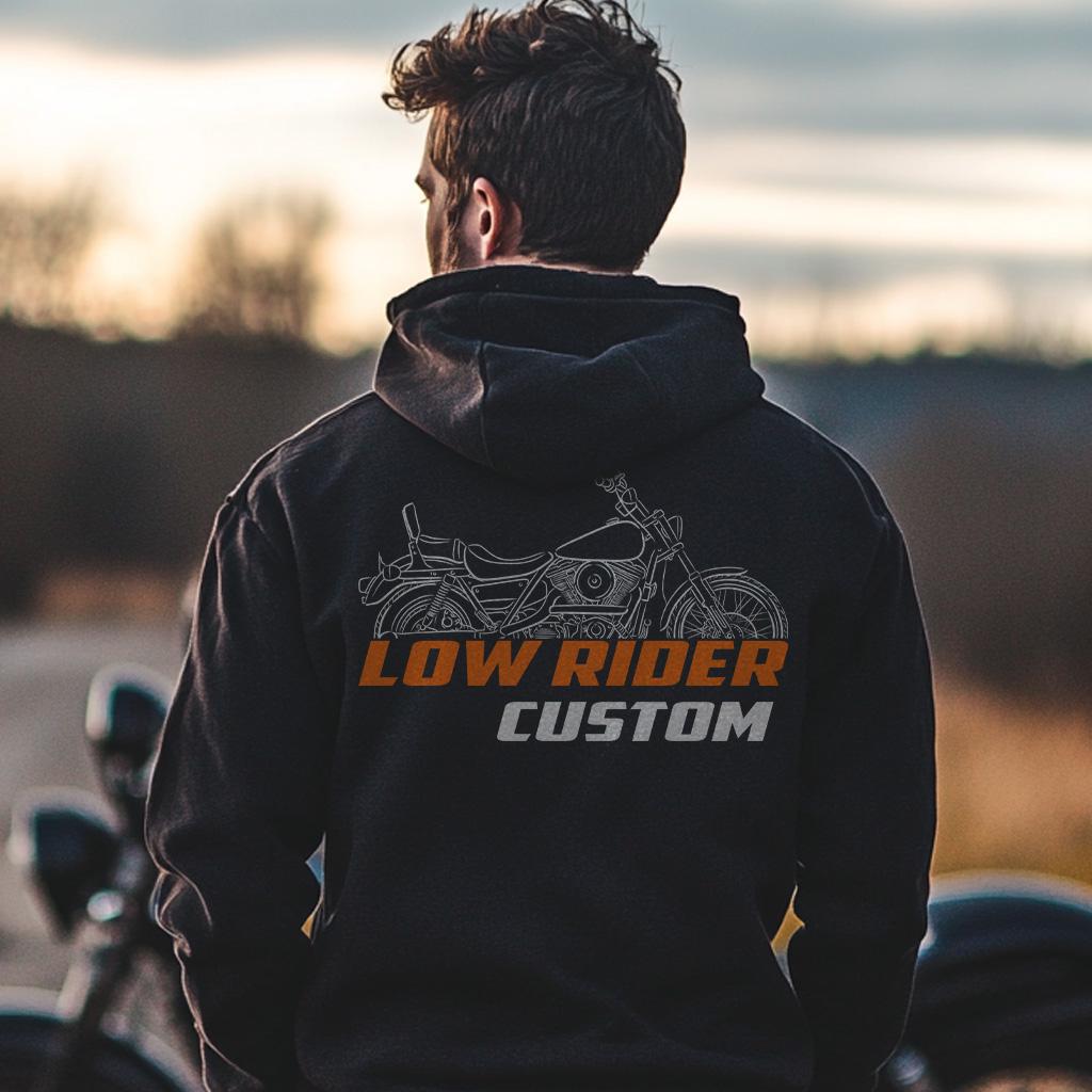 Harley-Davidson FXLR Low Rider Custom 1987 - 1994 Inspired Hoodie - Biker Motorcycle Sweatshirt