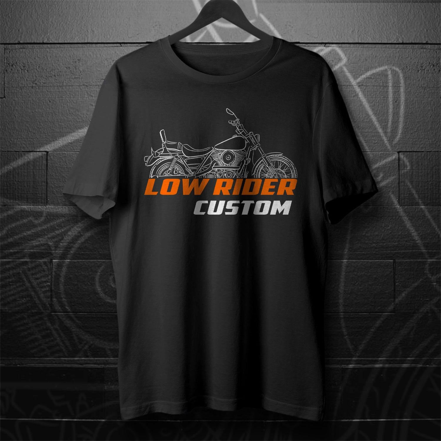Harley-Davidson FXLR Low Rider Custom 1987 - 1994 Inspired T-Shirt - Biker Motorcycle Tee Shirt