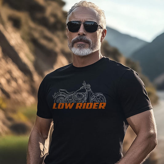 Harley Davidson FXS Low Rider 1977 - 1979 Inspired T-Shirt - Biker Motorcycle Tee Shirt