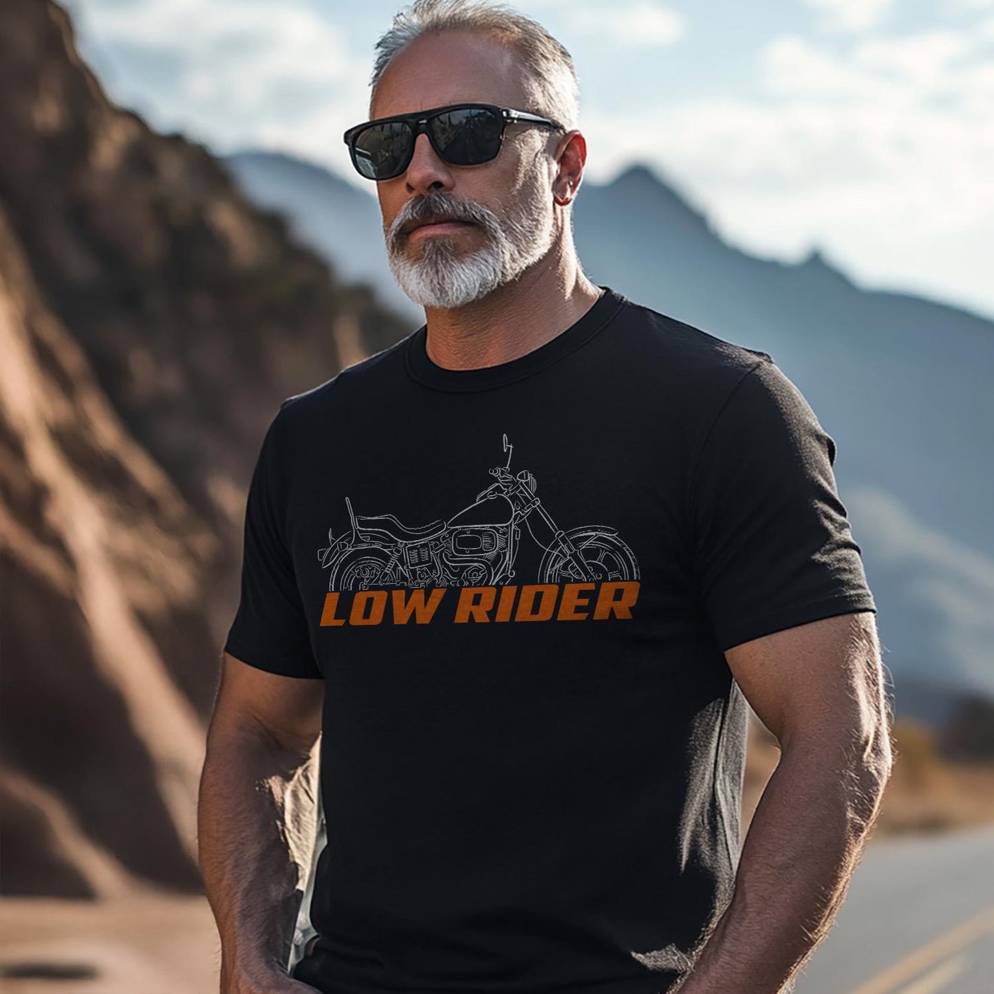 Harley Davidson FXS 80 Low Rider 1979 - 1982 Inspired T-Shirt - Biker Motorcycle Tee Shirt