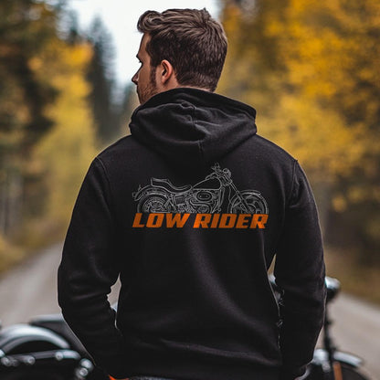 Harley Davidson FXS Low Rider 1977 - 1979 Inspired Hoodie - Biker Motorcycle Sweatshirt