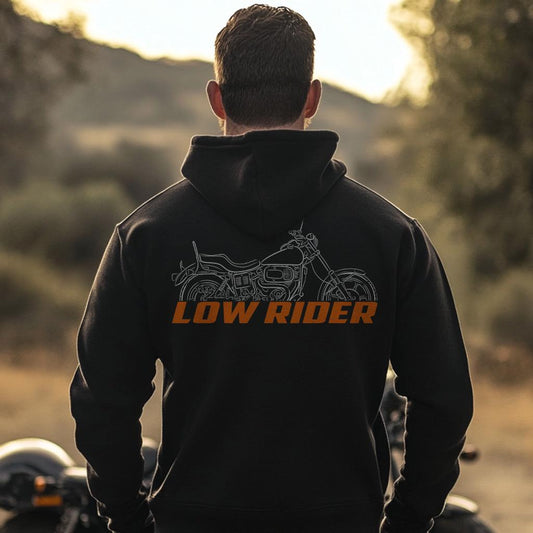 Harley Davidson FXS 80 Low Rider 1979 - 1982 Inspired Hoodie - Biker Motorcycle Sweatshirt