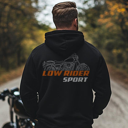 Harley Davidson FXRS-SP Low Rider Sport 1987 - 1993 Inspired Hoodie - Biker Motorcycle Sweatshirt