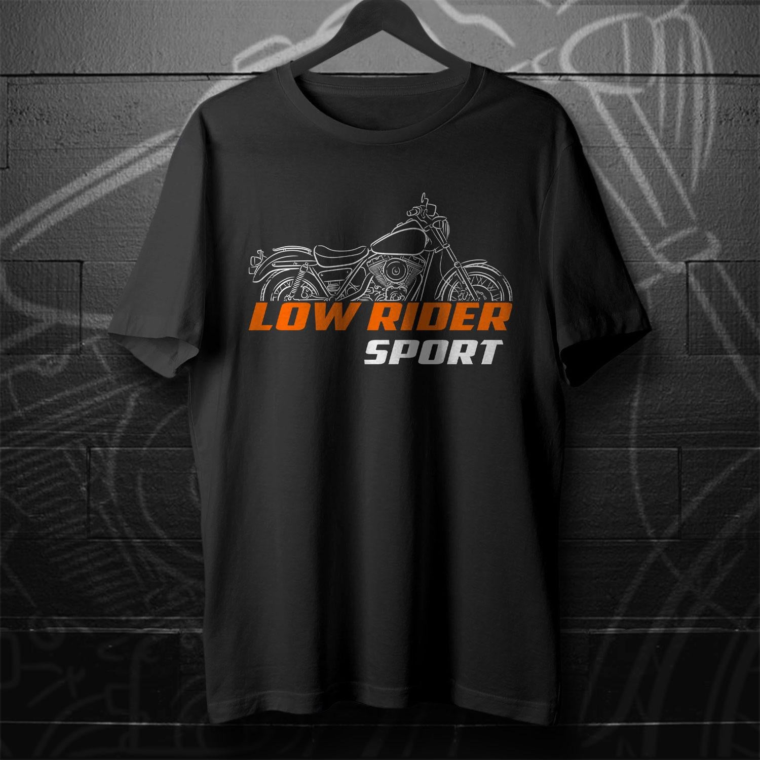 Harley Davidson FXRS-SP Low Rider Sport 1987 - 1993 Inspired T-Shirt - Biker Motorcycle Tee Shirt