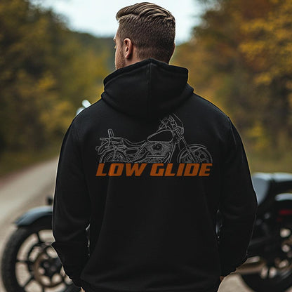 Harley Davidson FXRS Low Glide 1984 Inspired Hoodie - Biker Motorcycle Sweatshirt