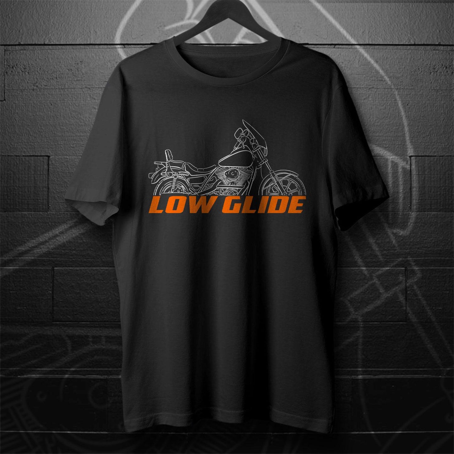 Harley Davidson FXRS Low Glide 1984 Inspired T-Shirt - Biker Motorcycle Tee Shirt
