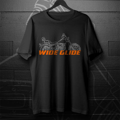 Harley-Davidson FXWG Wide Glide 1980 - 1986 Inspired T-Shirt - Biker Motorcycle Tee Shirt