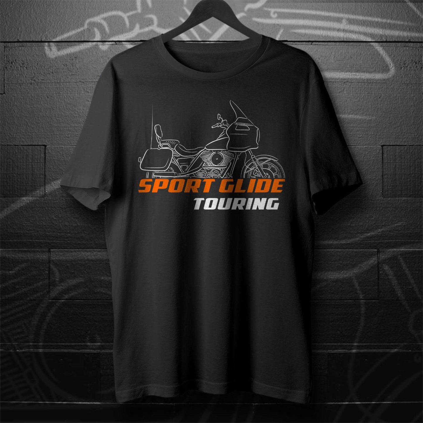 Harley-Davidson FXRT Sport Glide (Touring) Inspired T-Shirt - Biker Motorcycle Tee Shirt