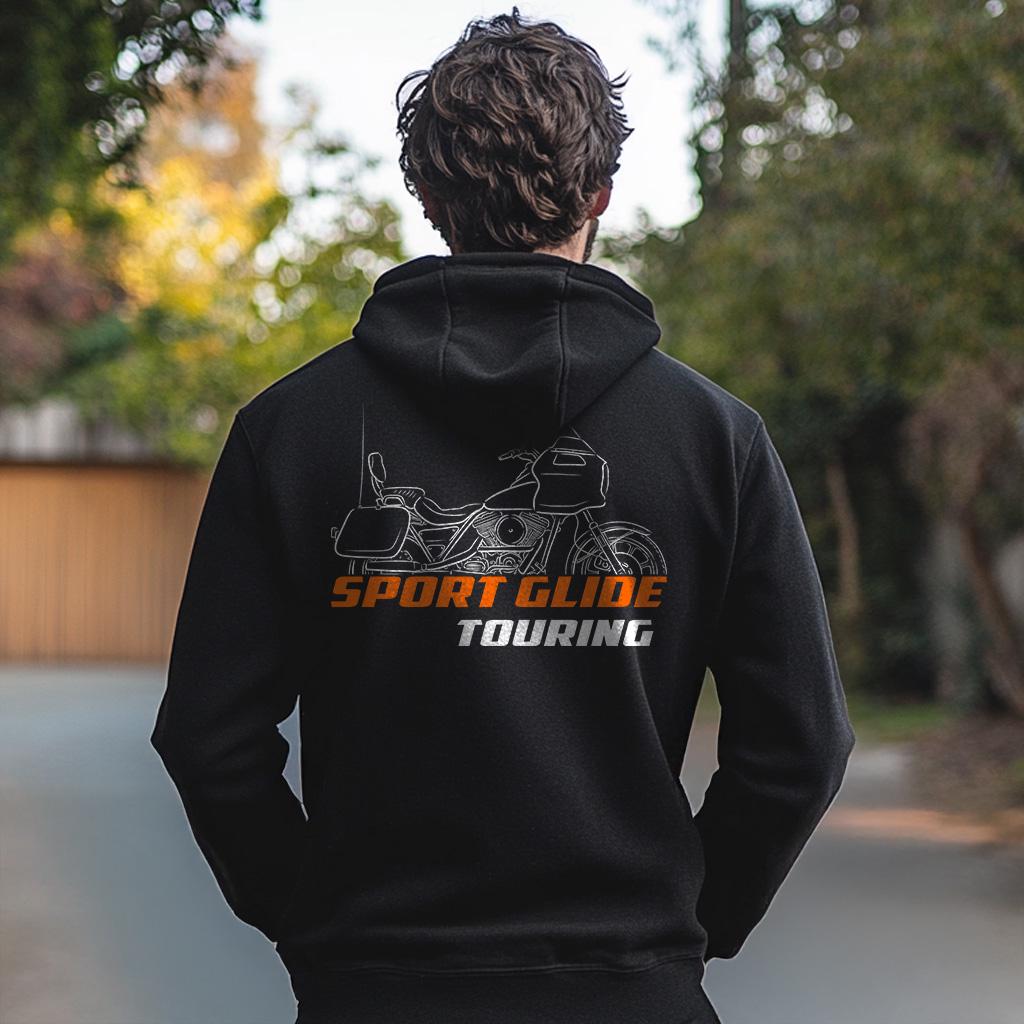 Harley-Davidson FXRT Sport Glide (Touring) Inspired Hoodie - Biker Motorcycle Sweatshirt
