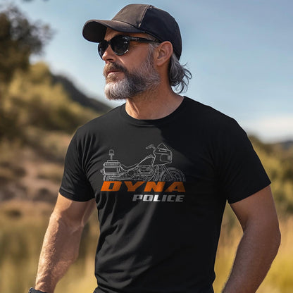 Harley-Davidson FXRP Police Inspired T-Shirt - Biker Motorcycle Tee Shirt