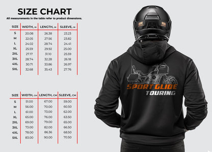 Harley-Davidson FXRT Sport Glide (Touring) Inspired Hoodie - Biker Motorcycle Sweatshirt