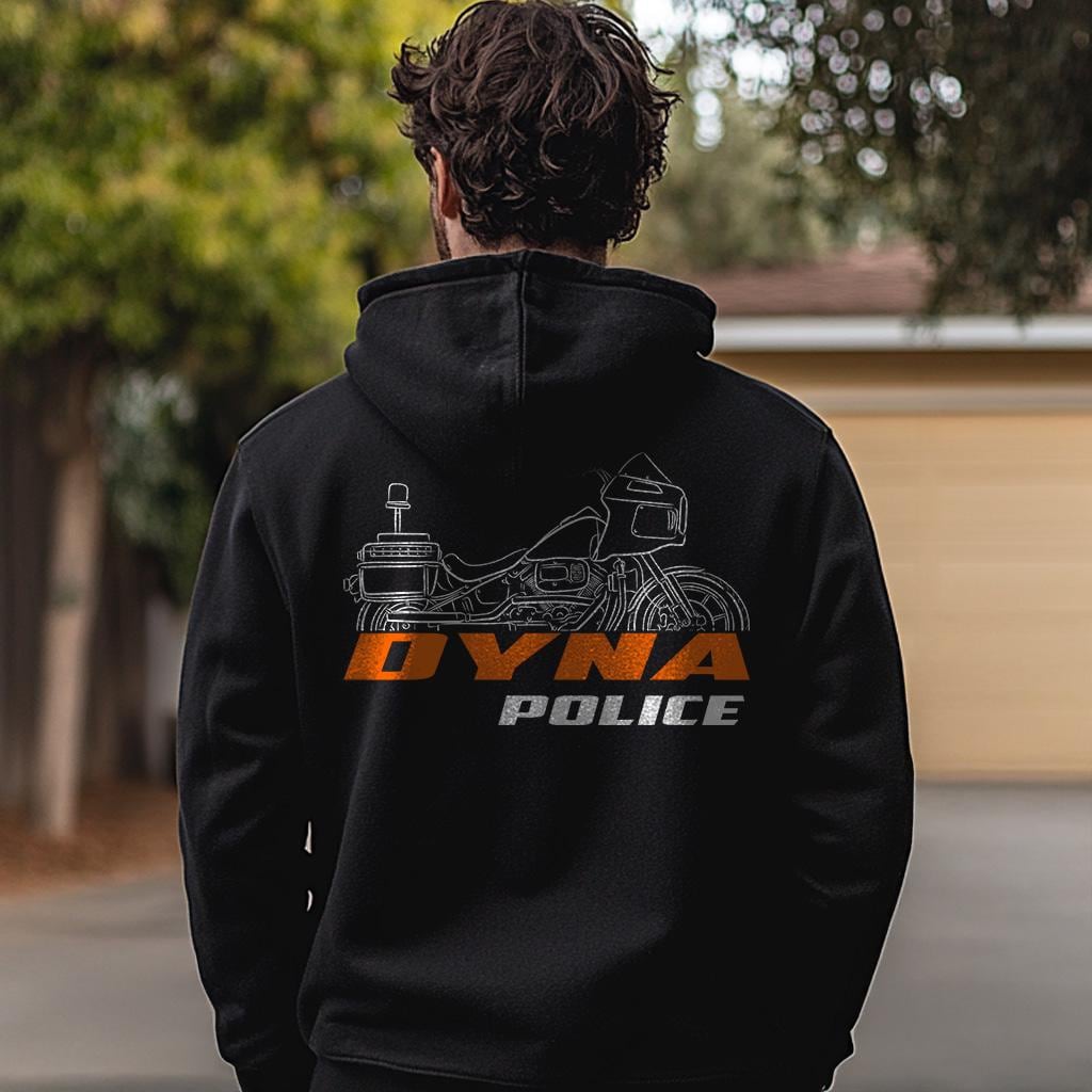Harley-Davidson FXRP Police Inspired Hoodie - Biker Motorcycle Sweatshirt