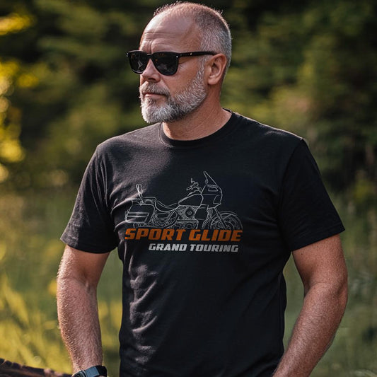 Harley Davidson FXRD Sport Glide Grand Touring 1986 Inspired T-Shirt - Biker Motorcycle Tee Shirt