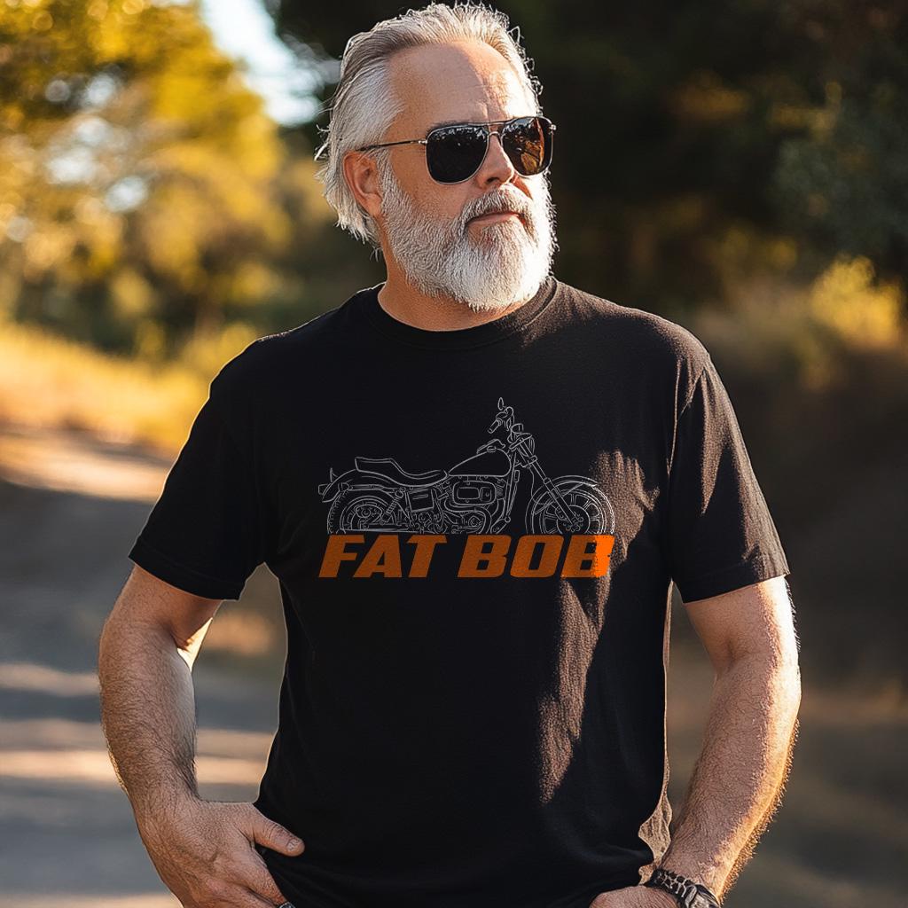 Harley-Davidson FXEF Fat Bob Inspired T-Shirt - Biker Motorcycle Tee Shirt