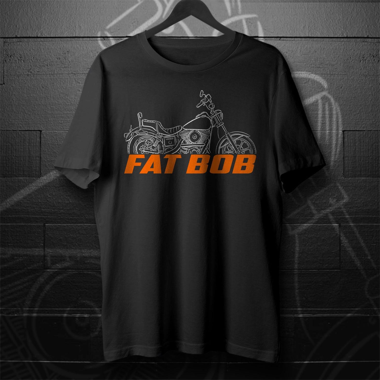 Harley-Davidson FXEF Fat Bob Inspired T-Shirt - Biker Motorcycle Tee Shirt