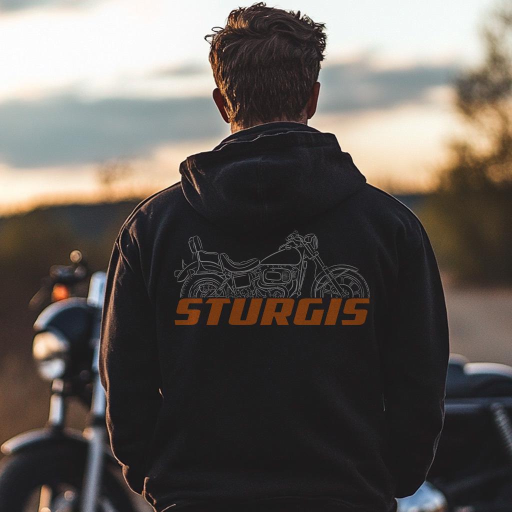 Harley-Davidson FXB Sturgis 1980 - 1982 Inspired Hoodie - Biker Motorcycle Sweatshirt