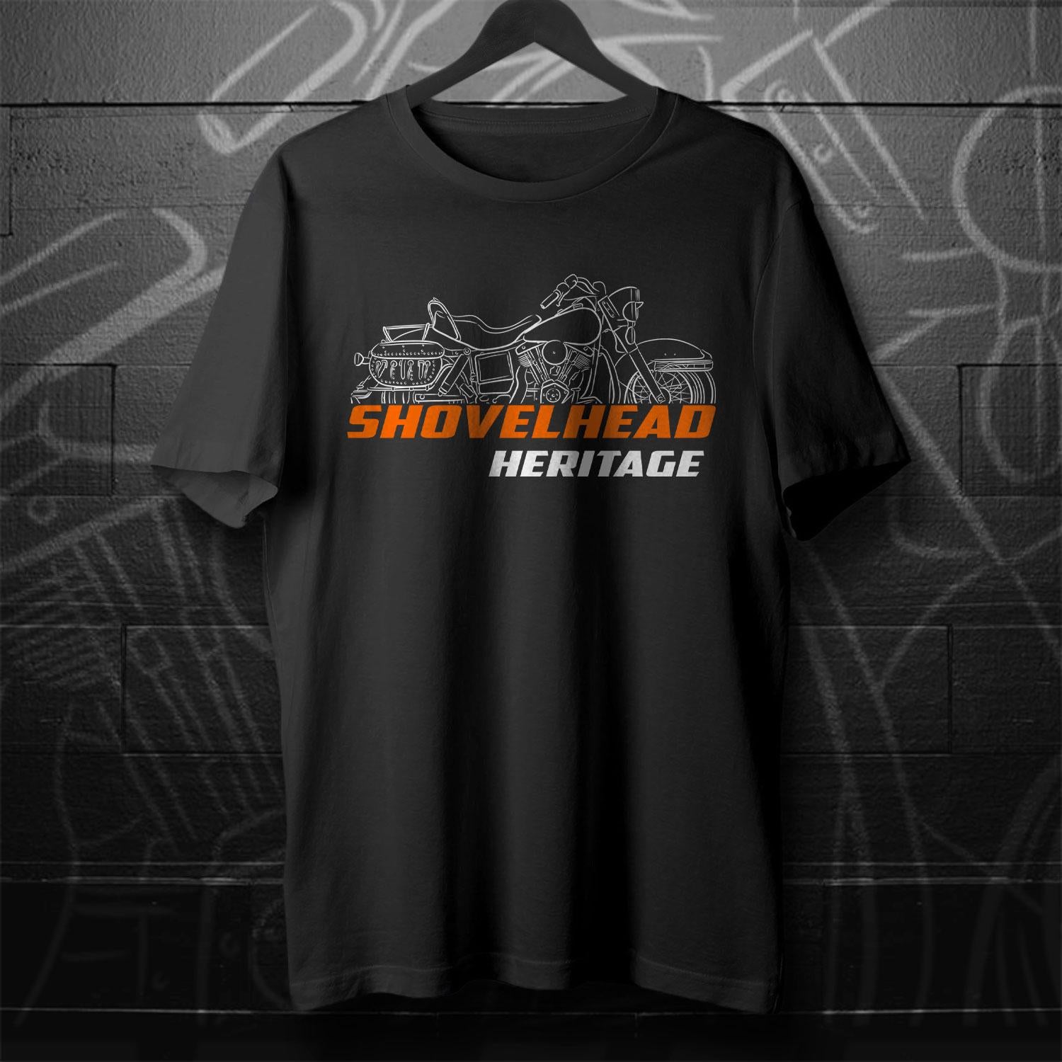 Harley Davidson FLHE 1340 Heritage 1981 Inspired T-Shirt - Biker Motorcycle Tee Shirt