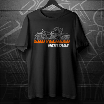 Harley Davidson FLHE 1340 Heritage 1981 Inspired T-Shirt - Biker Motorcycle Tee Shirt