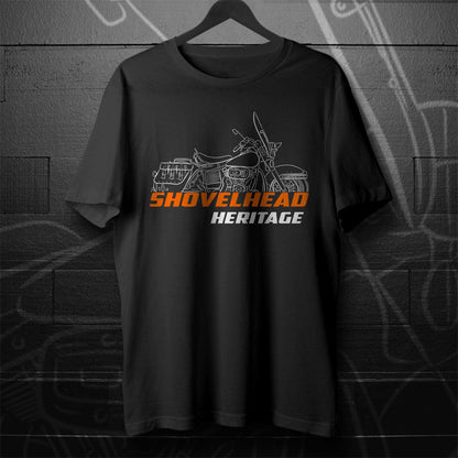 Harley Davidson FLHE 1340 Heritage 1981 Inspired T-Shirt - Biker Motorcycle Tee Shirt