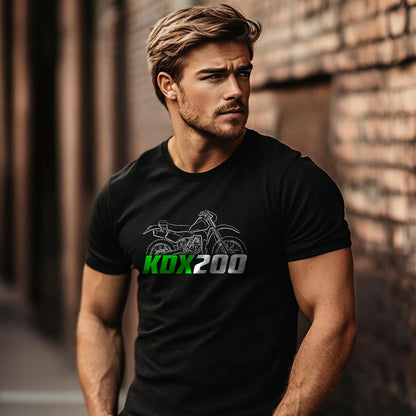 Kawasaki KDX 200 Inspired T-Shirt - Motorcycle Tee Shirt for Riders