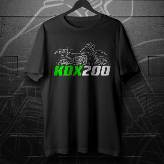 Kawasaki KDX 200 Inspired T-Shirt - Motorcycle Tee Shirt for Riders