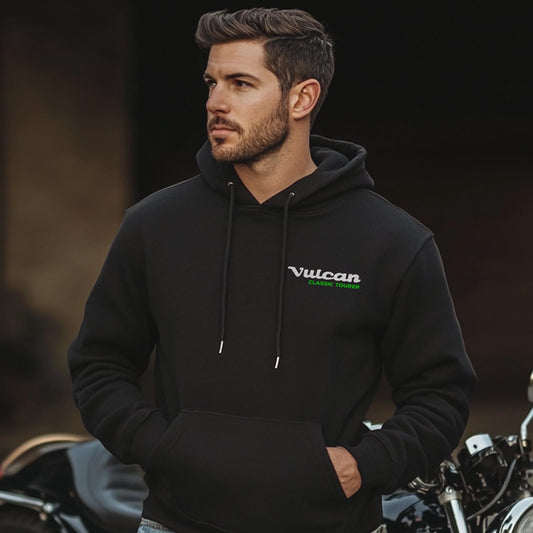 Kawasaki VN1600 Vulcan 1600 Classic Tourer & Nomad Inspired Hoodie - Motorcycle Sweatshirt for Riders