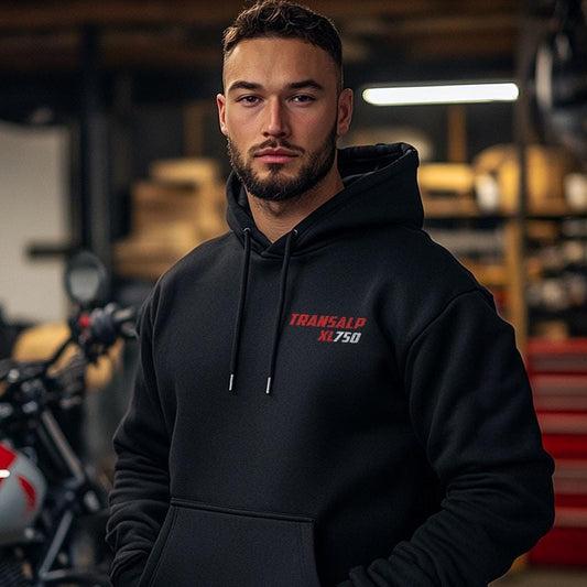 Honda XL750 Transalp Inspired Hoodie - Motorcycle Sweatshirt for Riders