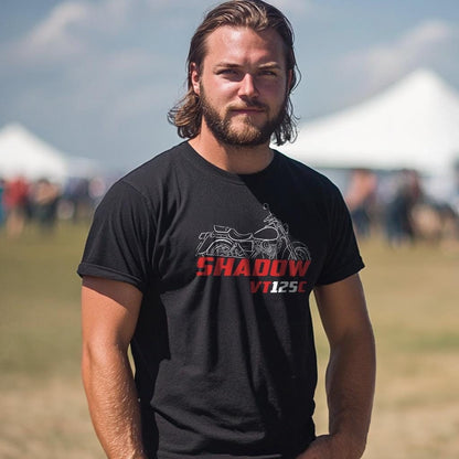 Honda VT125C Shadow Inspired T-Shirt - Motorcycle Tee Shirt