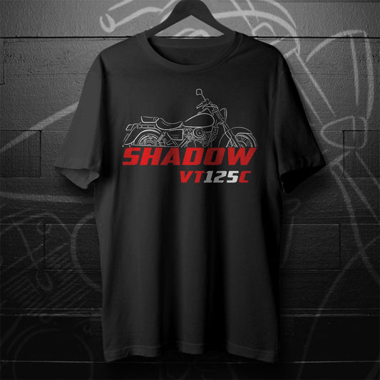 Honda VT125C Shadow Inspired T-Shirt - Motorcycle Tee Shirt