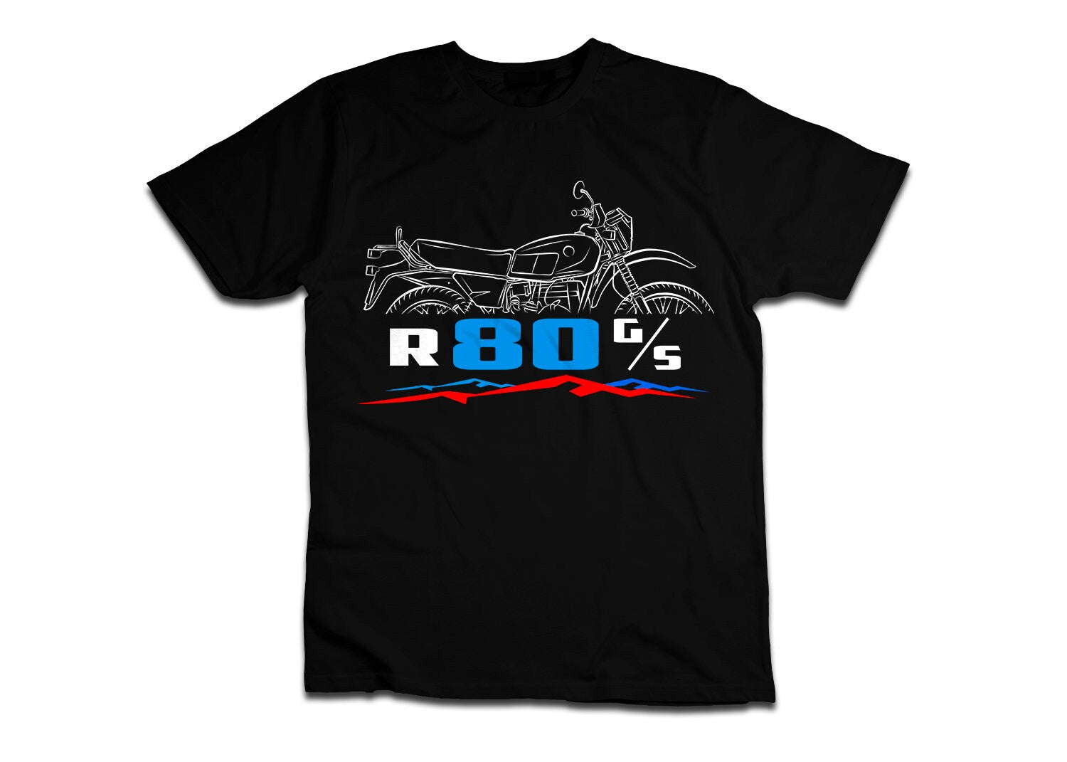 BMW R80G/S T-Shirt - Motorcycle Tee Shirt for Motorrad Riders