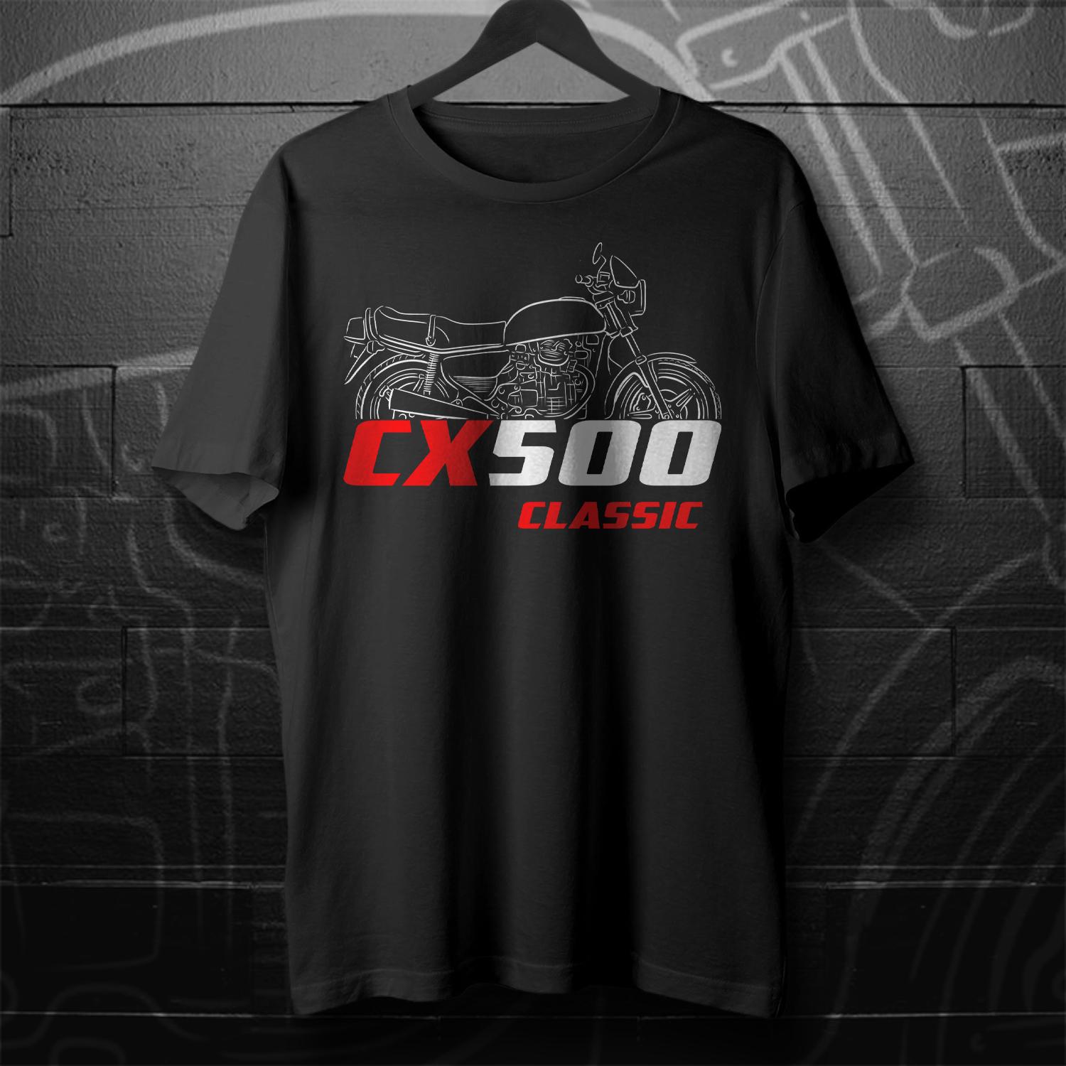 Honda CX 500 | C | D | E | Turbo & Classic Inspired T-Shirt - Motorcycle Tee Shirt