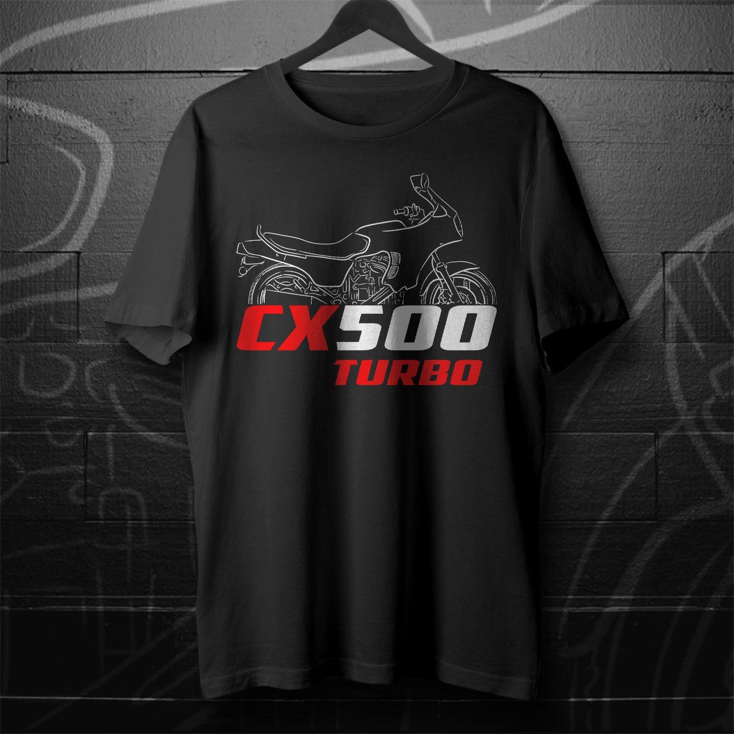 Honda CX 500 | C | D | E | Turbo & Classic Inspired T-Shirt - Motorcycle Tee Shirt