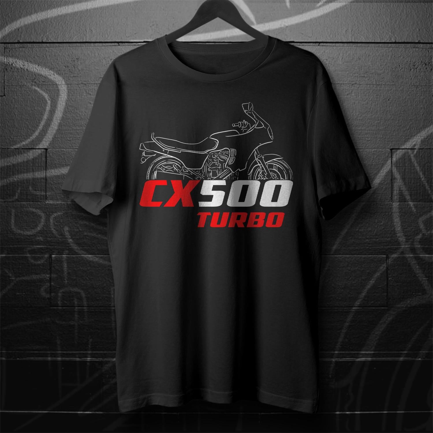 Honda CX 500 | C | D | E | Turbo & Classic Inspired T-Shirt - Motorcycle Tee Shirt