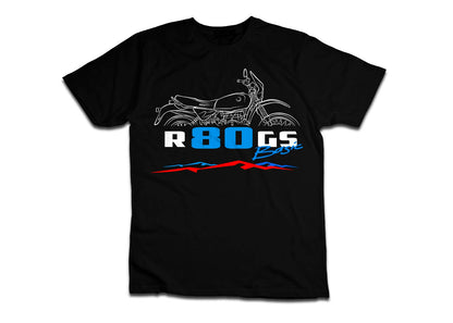 BMW R80G/S T-Shirt - Motorcycle Tee Shirt for Motorrad Riders