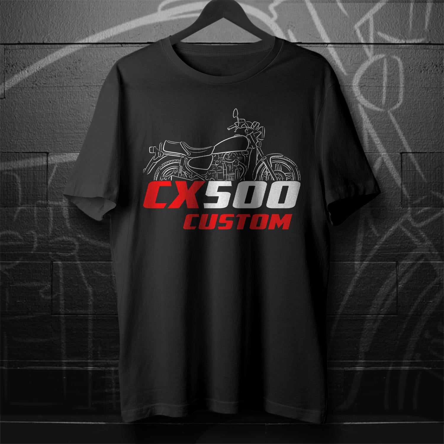 Honda CX 500 | C | D | E | Turbo & Classic Inspired T-Shirt - Motorcycle Tee Shirt