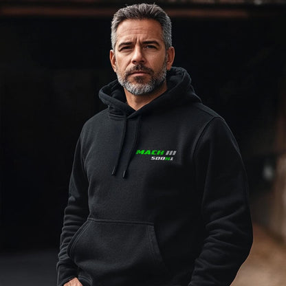 Kawasaki 500 Mach III H1 Inspired Hoodie - Motorcycle Sweatshirt for Riders