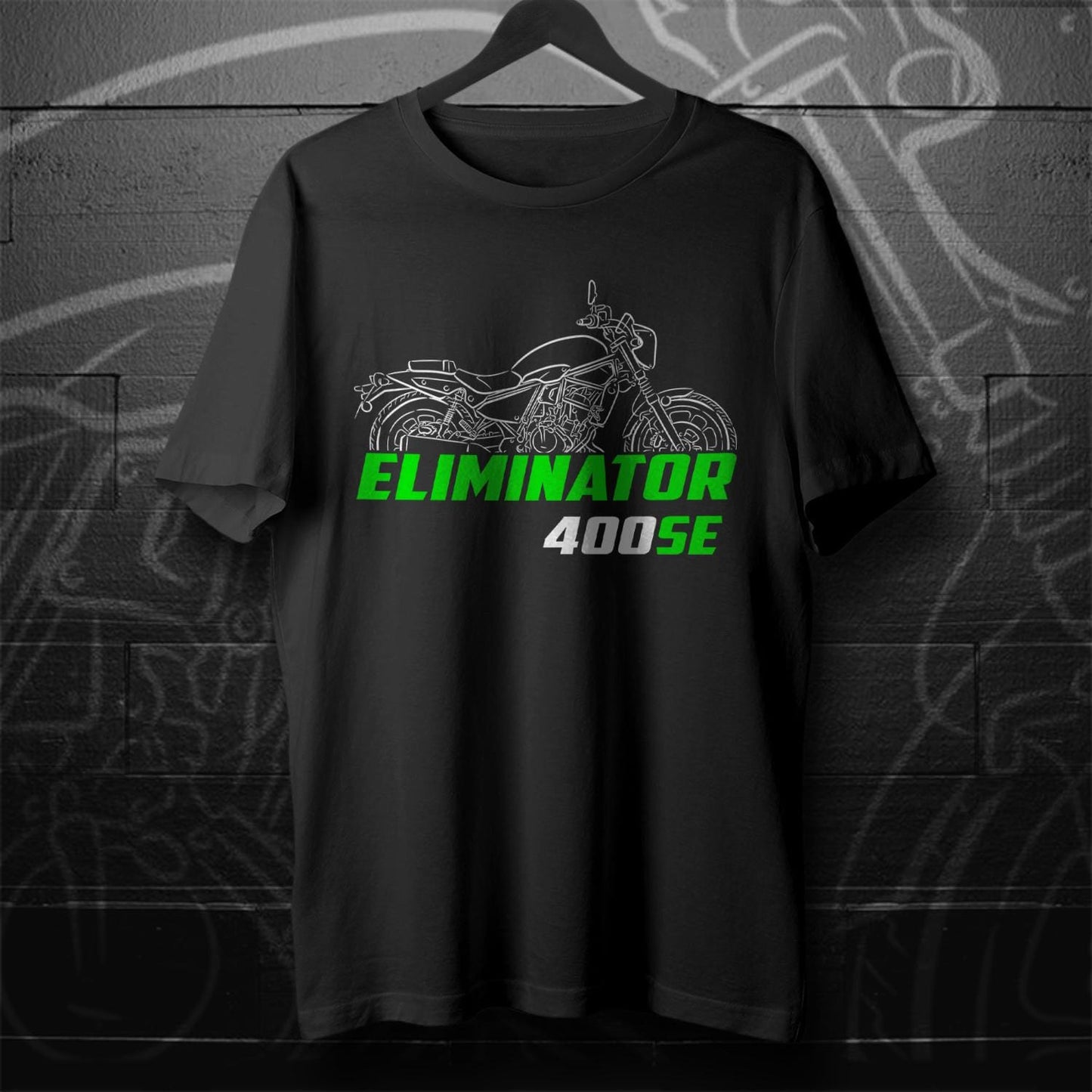Kawasaki Eliminator 400 & 400 SE Inspired T-Shirt - Motorcycle Tee Shirt for Riders