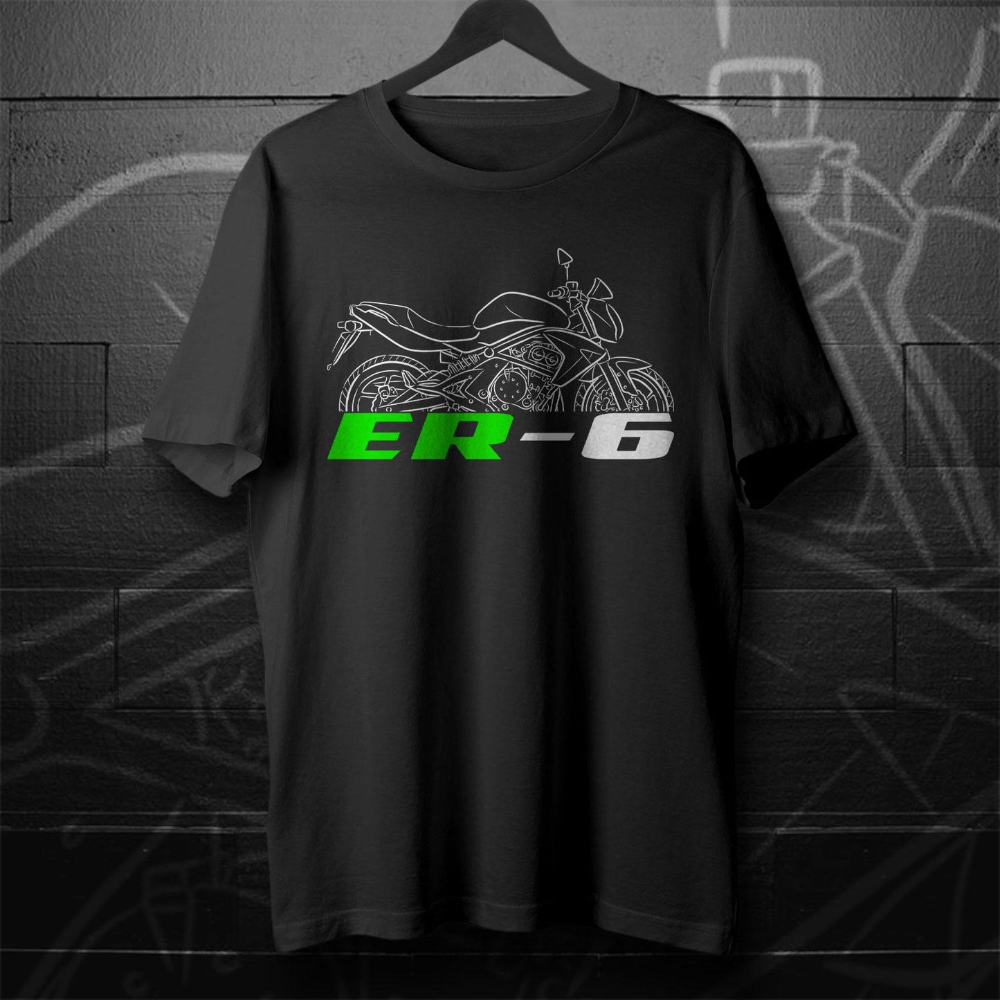 Kawasaki ER-6 Inspired T-Shirt - Motorcycle Tee Shirt for Riders