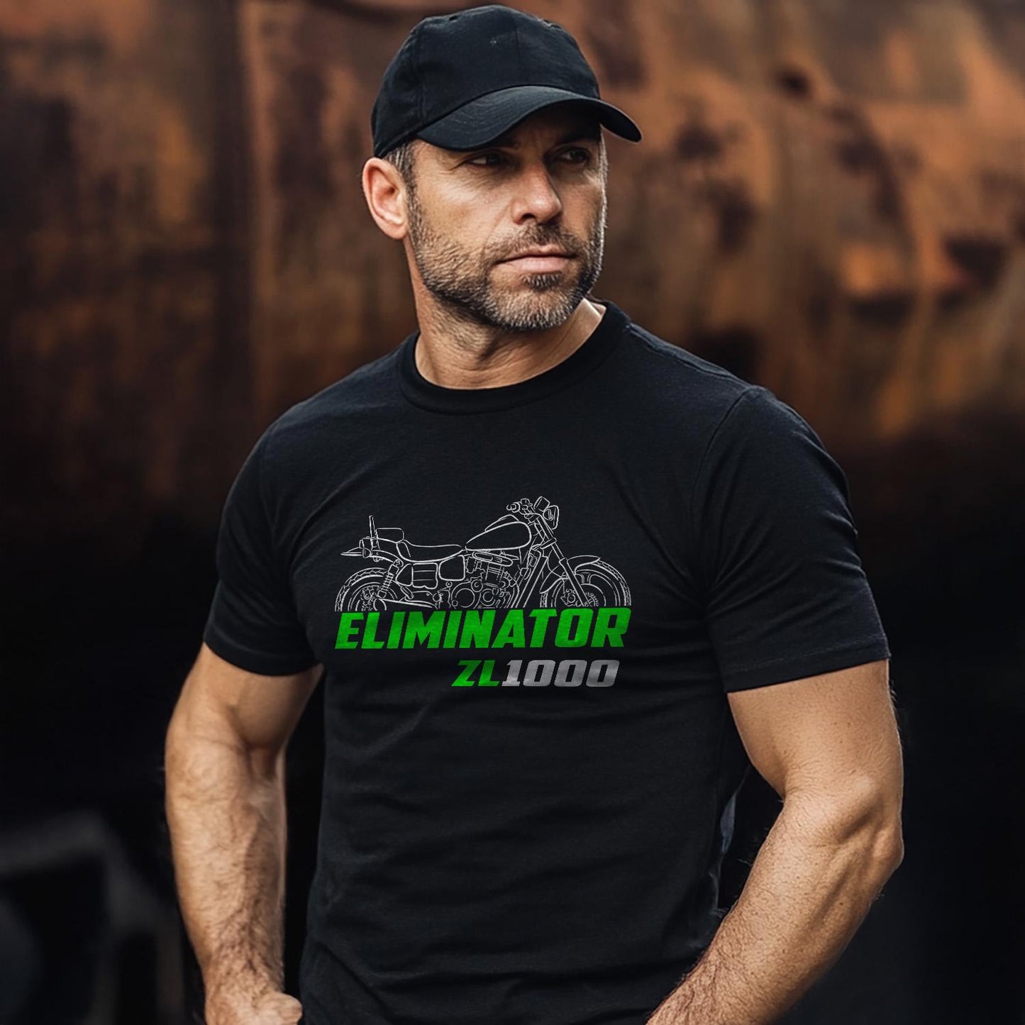 Kawasaki ZL1000 Eliminator Inspired T-Shirt - Motorcycle Tee Shirt for Riders