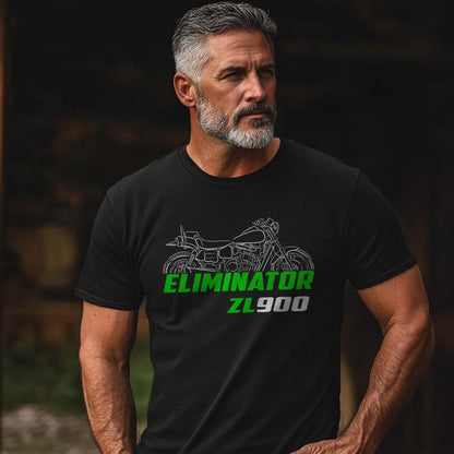 Kawasaki ZL900 Eliminator Inspired T-Shirt - Motorcycle Tee Shirt for Riders