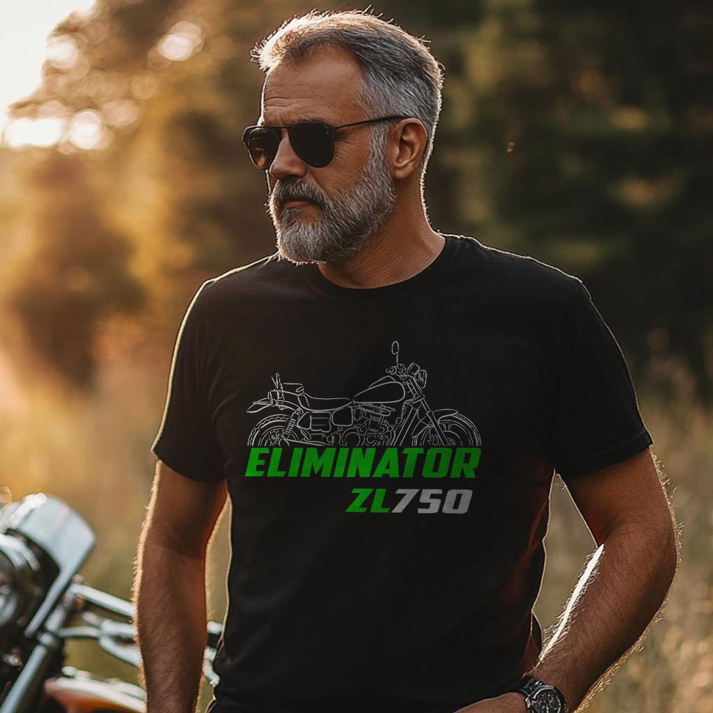 Kawasaki ZL750 Eliminator Inspired T-Shirt - Motorcycle Tee Shirt for Riders