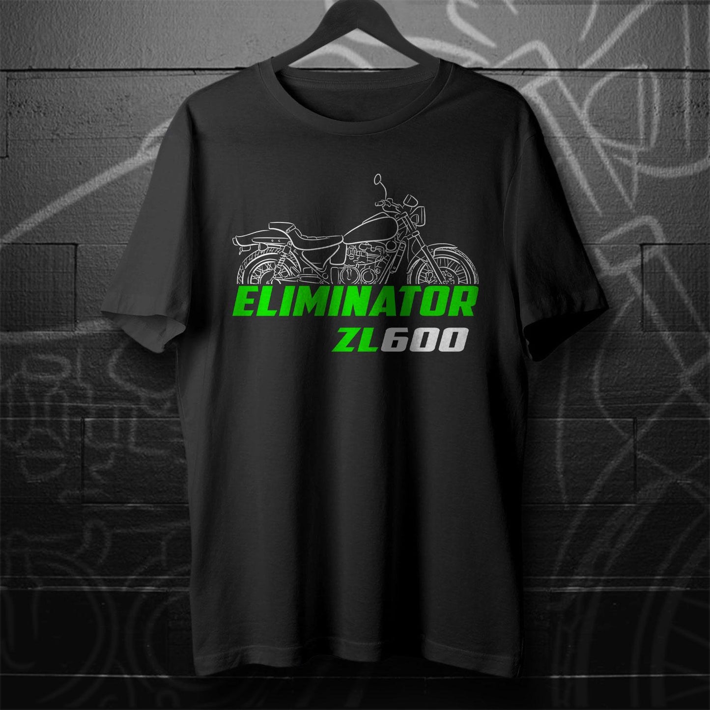 Kawasaki ZL600 Eliminator Inspired T-Shirt - Motorcycle Tee Shirt for Riders