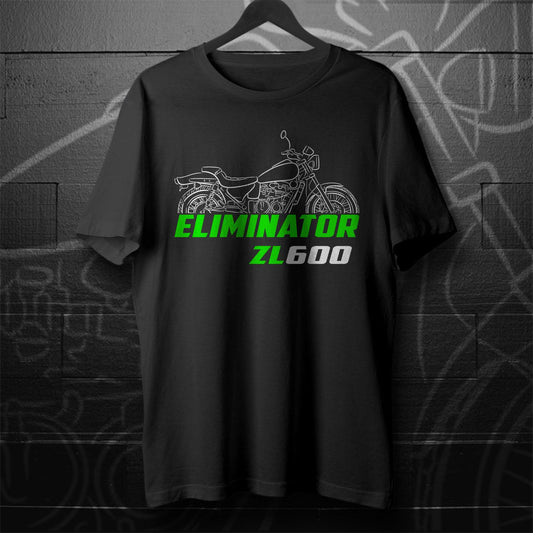 Kawasaki ZL600 Eliminator Inspired T-Shirt - Motorcycle Tee Shirt for Riders