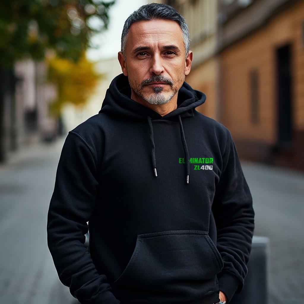 Kawasaki ZL400 Eliminator Inspired Hoodie - Motorcycle Sweatshirt for Riders