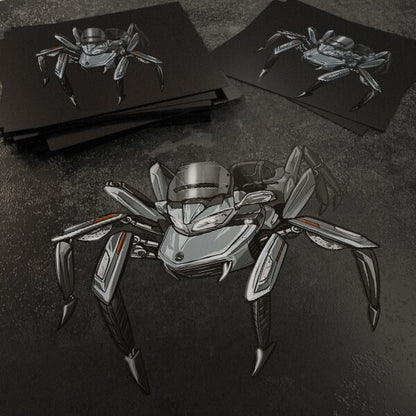 Can-Am Spyder F3 2019-24 Stickers - Set of 3 Motorcycle Decals for Riders