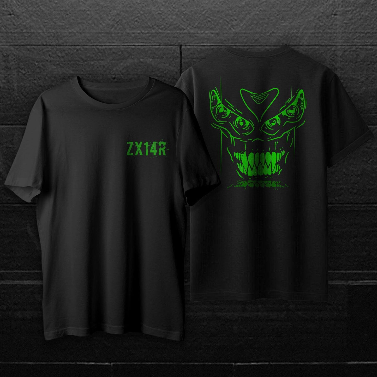 Kawasaki Ninja ZX14R T-Shirt - Motorcycle Tee Shirt for Riders