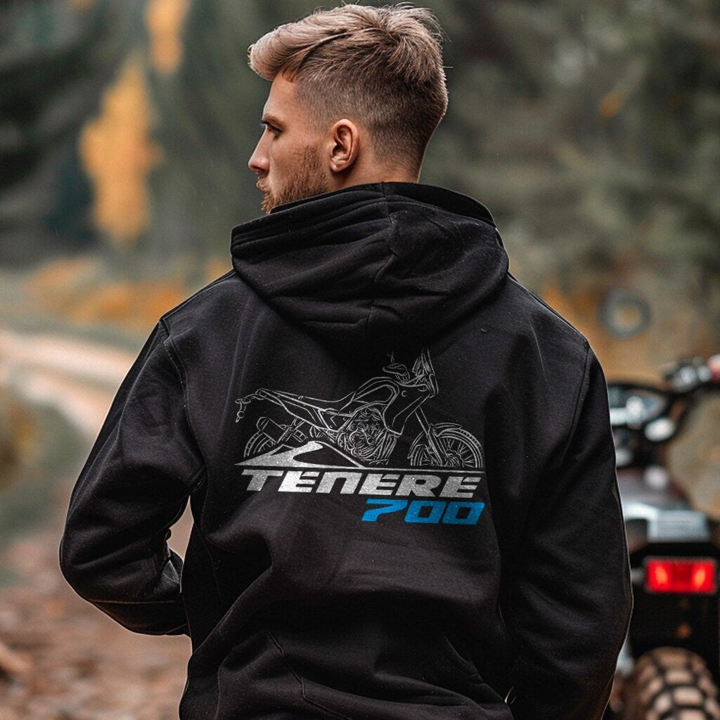 Yamaha Ténéré 700 Hoodie - Motorcycle Sweatshirt for ADV Riders
